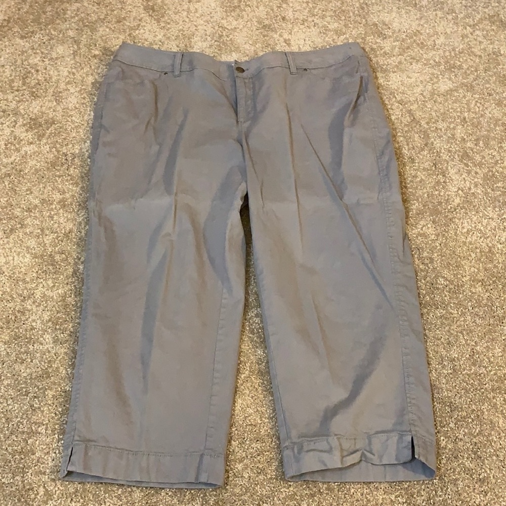Taupe Capri Pants